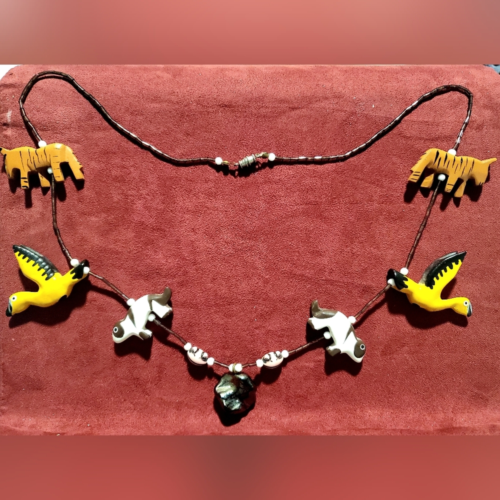 Carved Animal Necklace